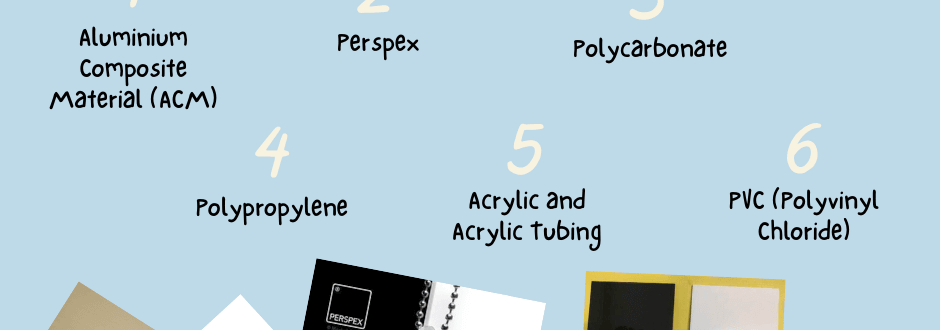 6 TYPES OF PLASTIC